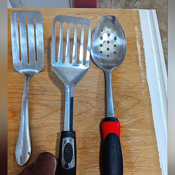 Nice Stainless Steel Kitchen Utensils - Picture 2 of 3